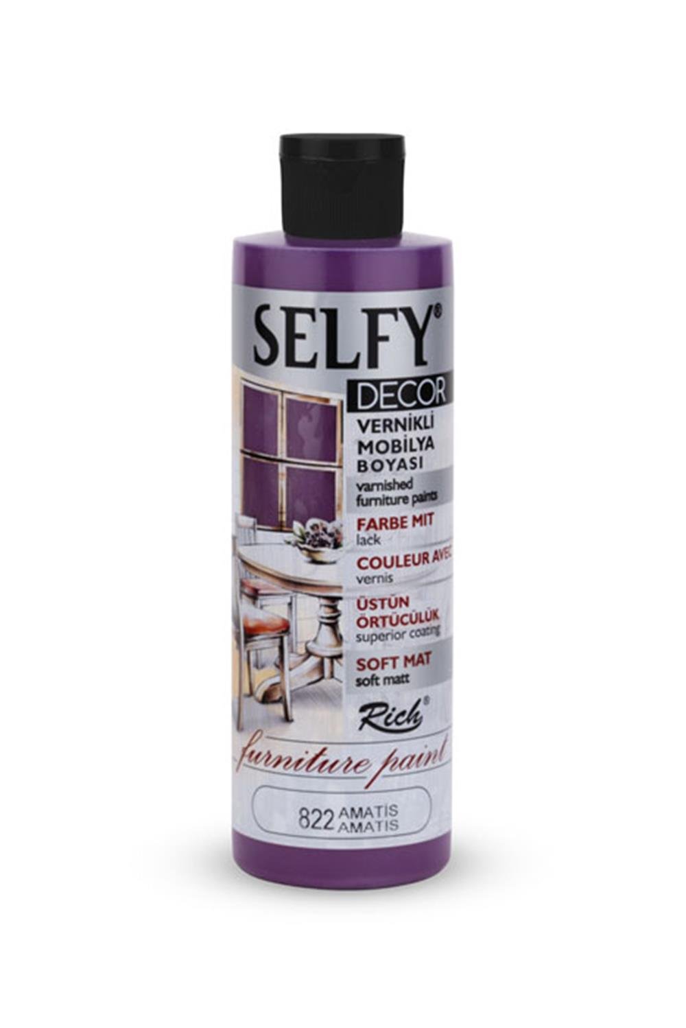 SELFY DECOR MOBİLYA BOYASI - AMETİST 240ml