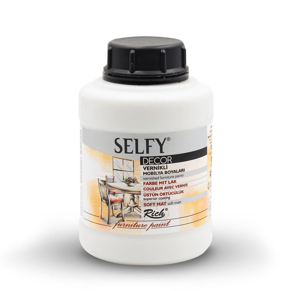 SELFY DECOR MOBİLYA BOYASI - ANTİK BEYAZ  1250ml