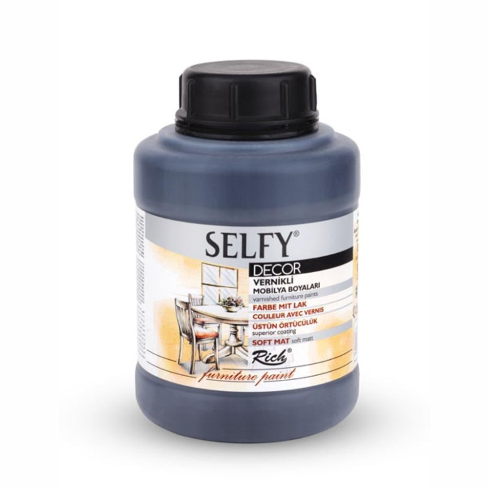 SELFY DECOR MOBİLYA BOYASI - ANTRASİT  1250ml