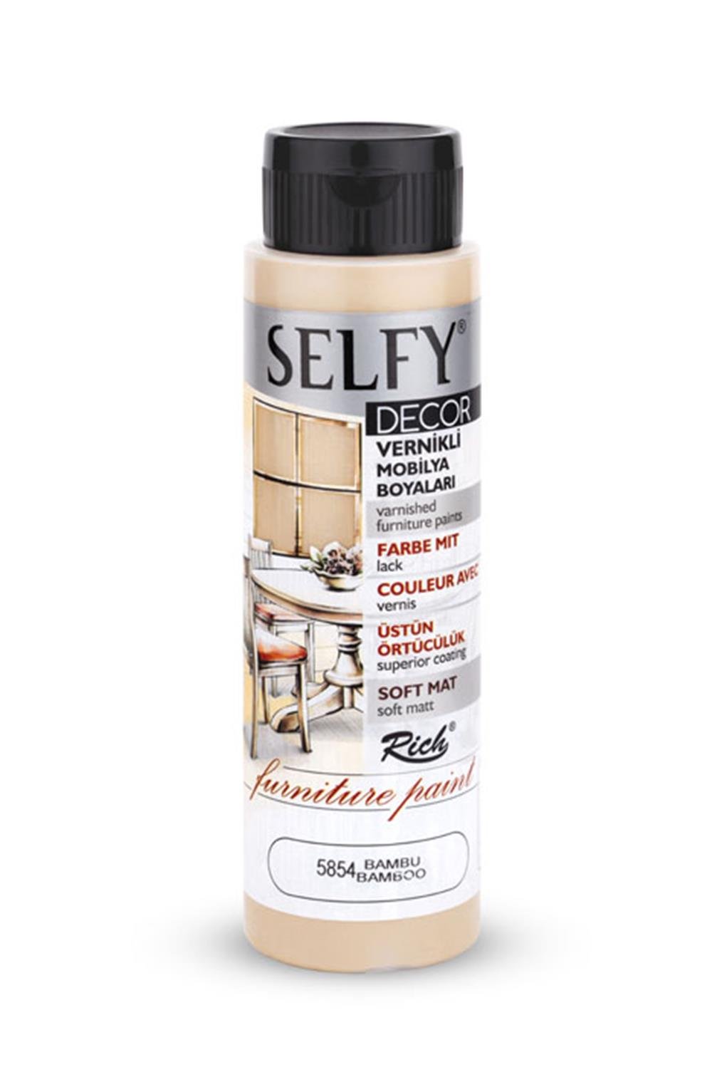 SELFY DECOR MOBİLYA BOYASI - BAMBU 500ml