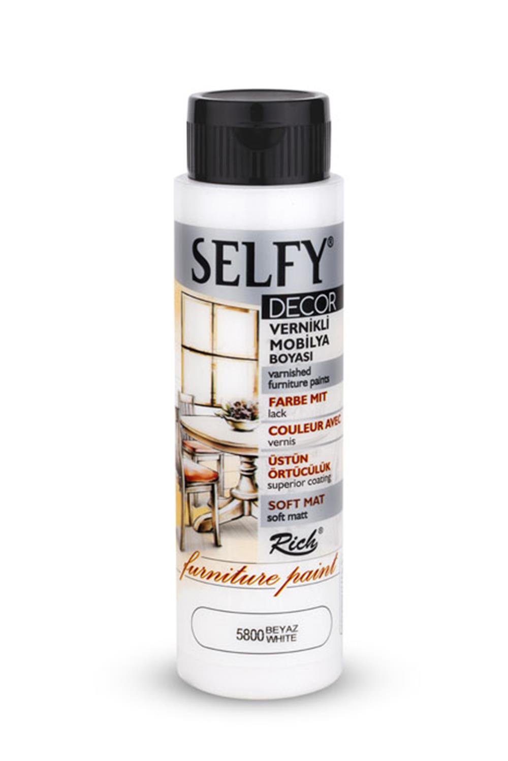 SELFY DECOR MOBİLYA BOYASI - BEYAZ 500ml