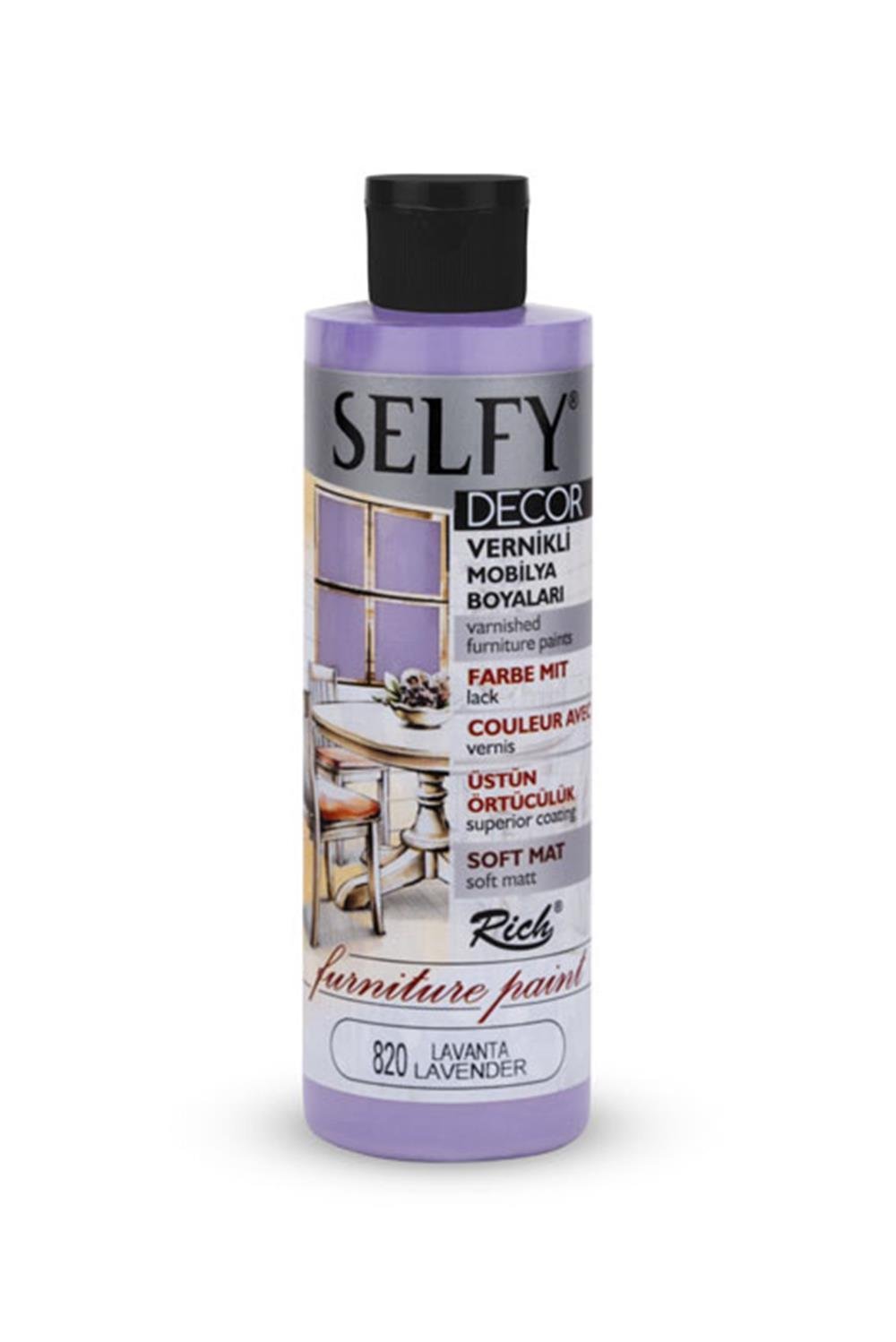 SELFY DECOR MOBİLYA BOYASI - LAVANTA  240ml
