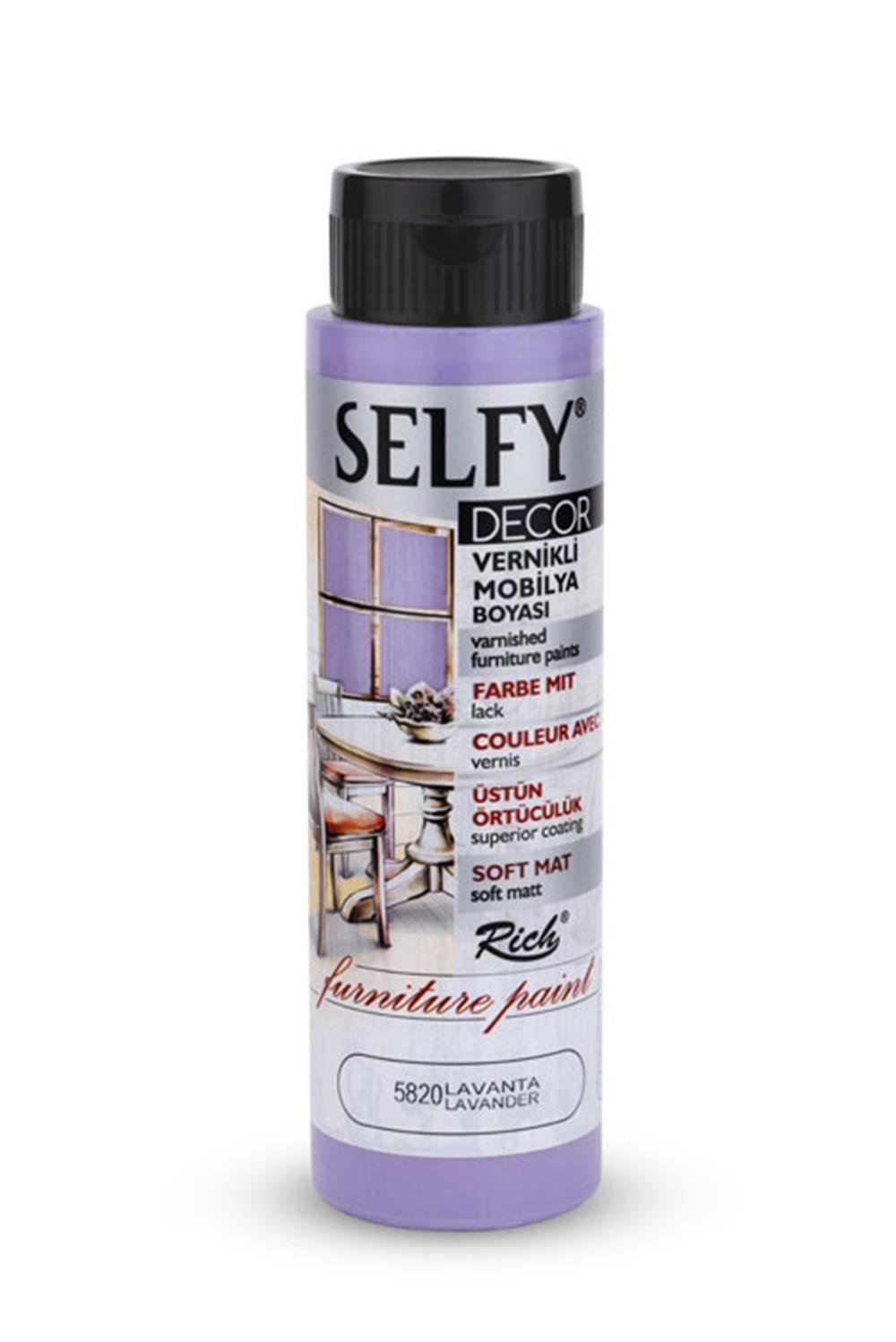 SELFY DECOR MOBİLYA BOYASI - LAVANTA 500ml