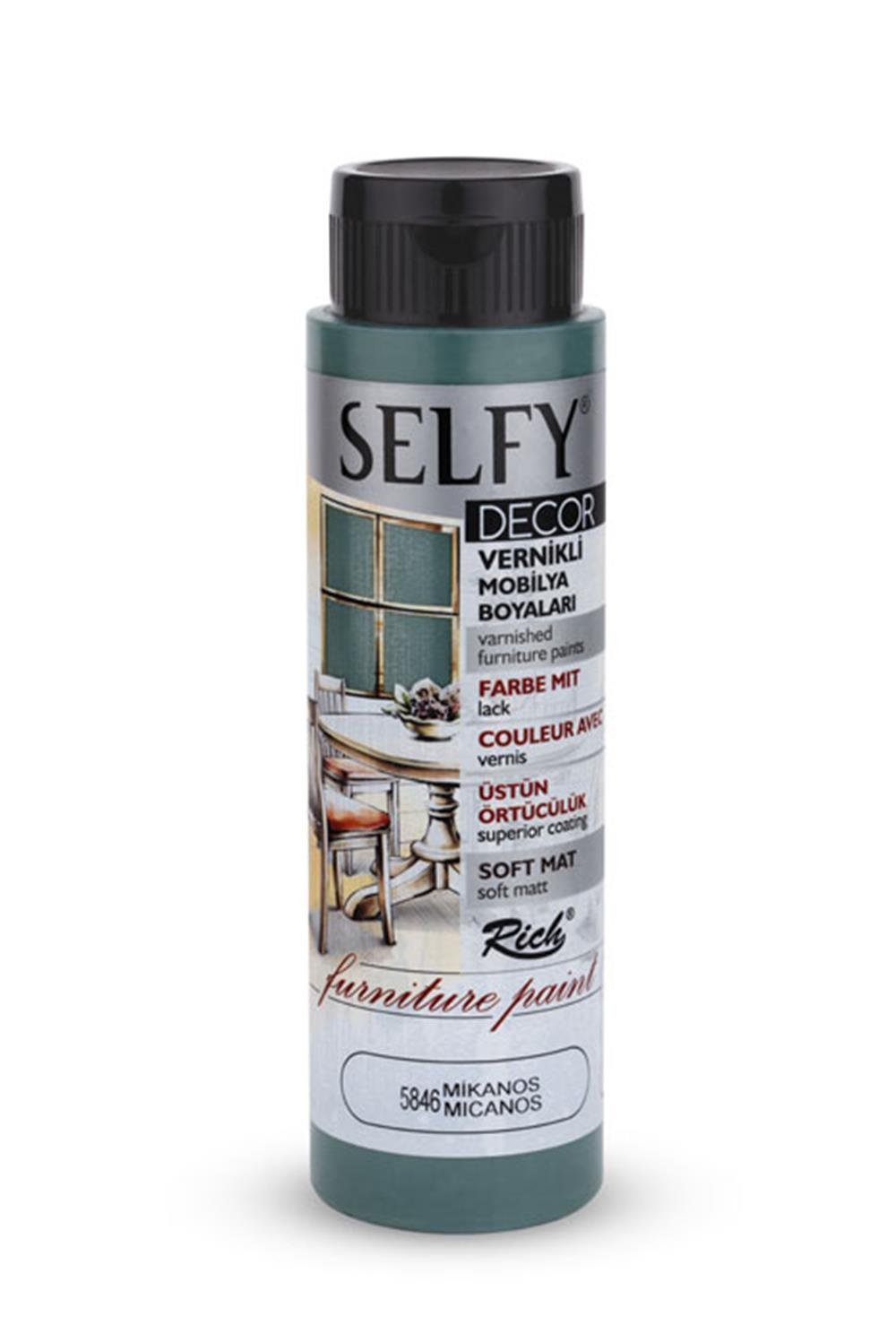 SELFY DECOR MOBİLYA BOYASI - MİKANOS 500ml