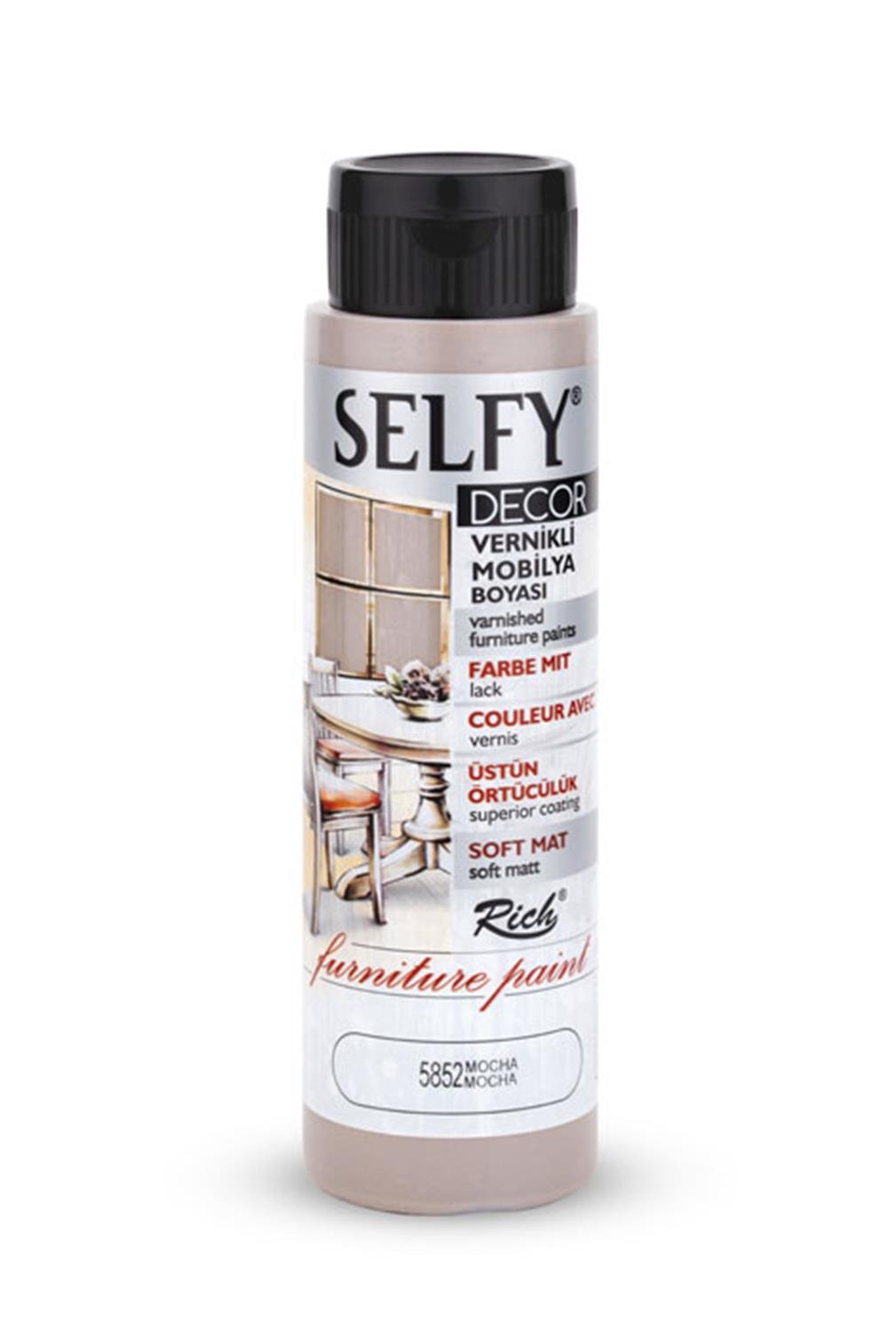 SELFY DECOR MOBİLYA BOYASI - MOCHA 500ml