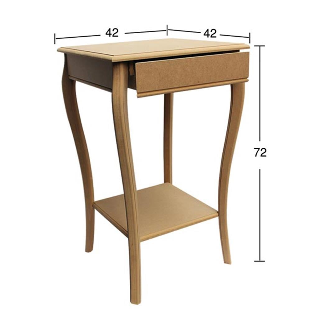 SP 529 4 AYAKLI ÇEKMECELİ KARE SEHPA