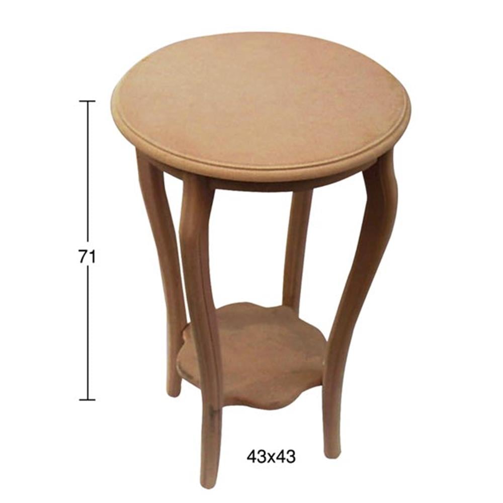 SP 533 4 AYAKLI YUVARLAK SEHPA