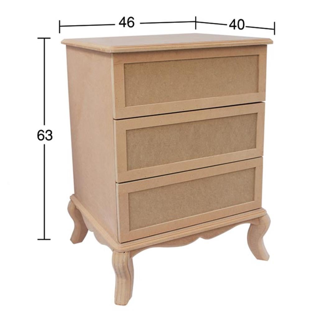 SP 544 3 ÇEKMECELİ KOMODİN