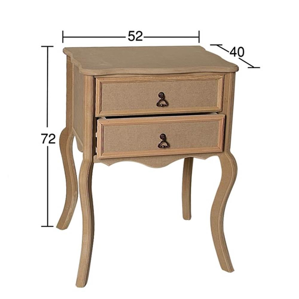 SP 551 2 ÇEKMECELİ LUKENS AYAK KOMODİN