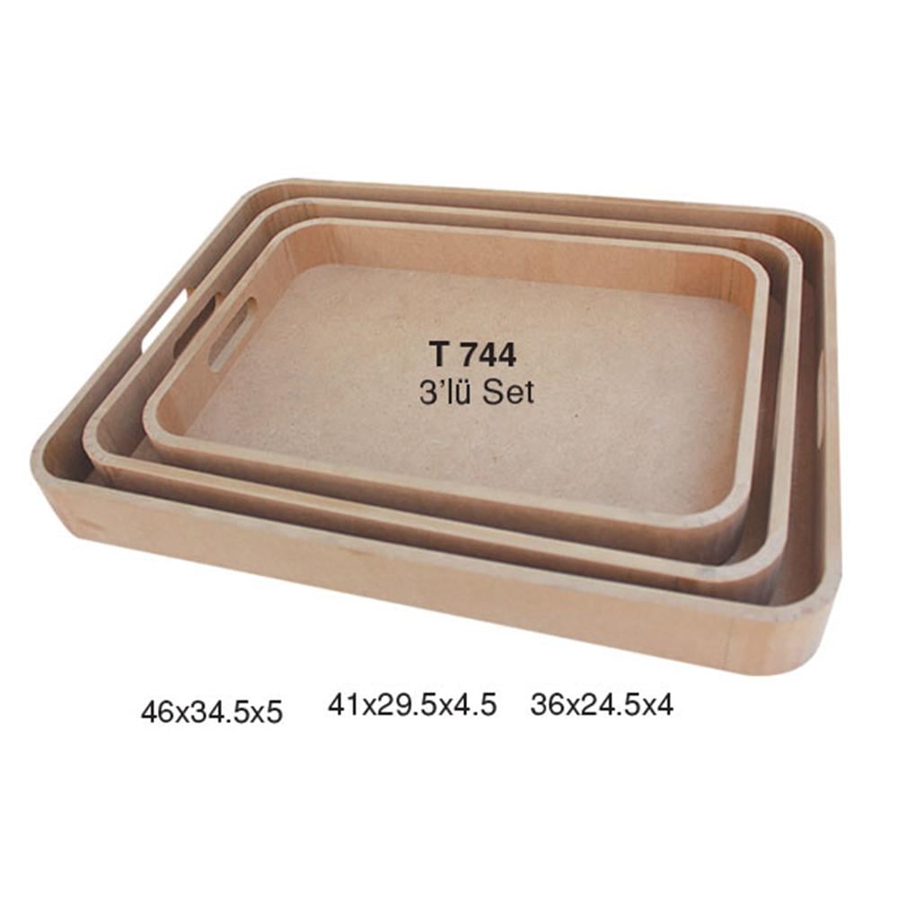 T 744 3 LÜ BOMBE TEPSİ