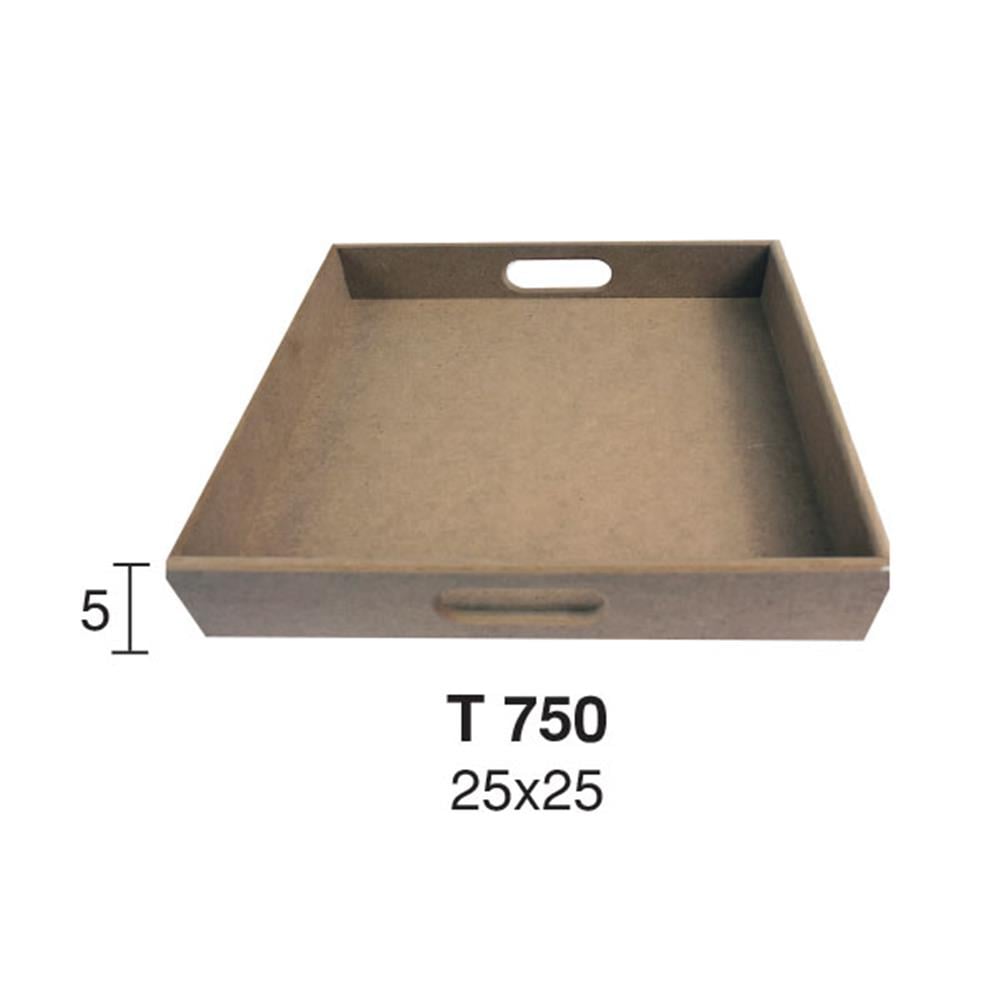 T 750 KÜÇÜK DÜZ KARE TEPSİ