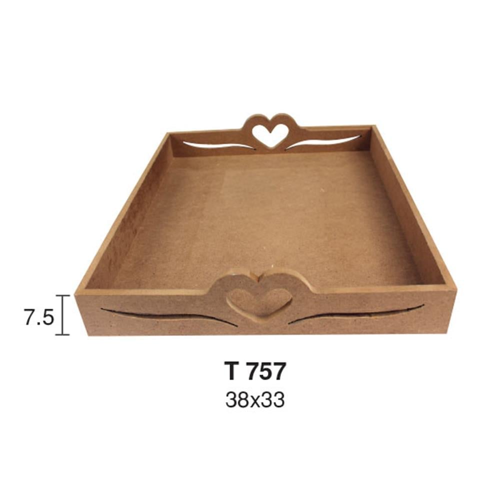 T 757 BÜYÜK KALPLİ TEPSİ