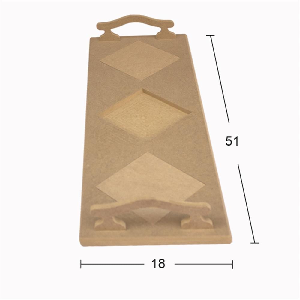 T 781 3 LÜ KAROLU TEPSİ