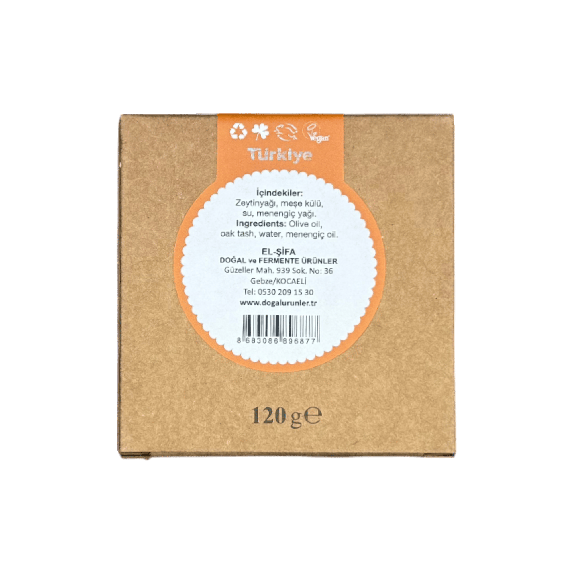Bıttım (Menengiç) Yağlı Sabun 120GR