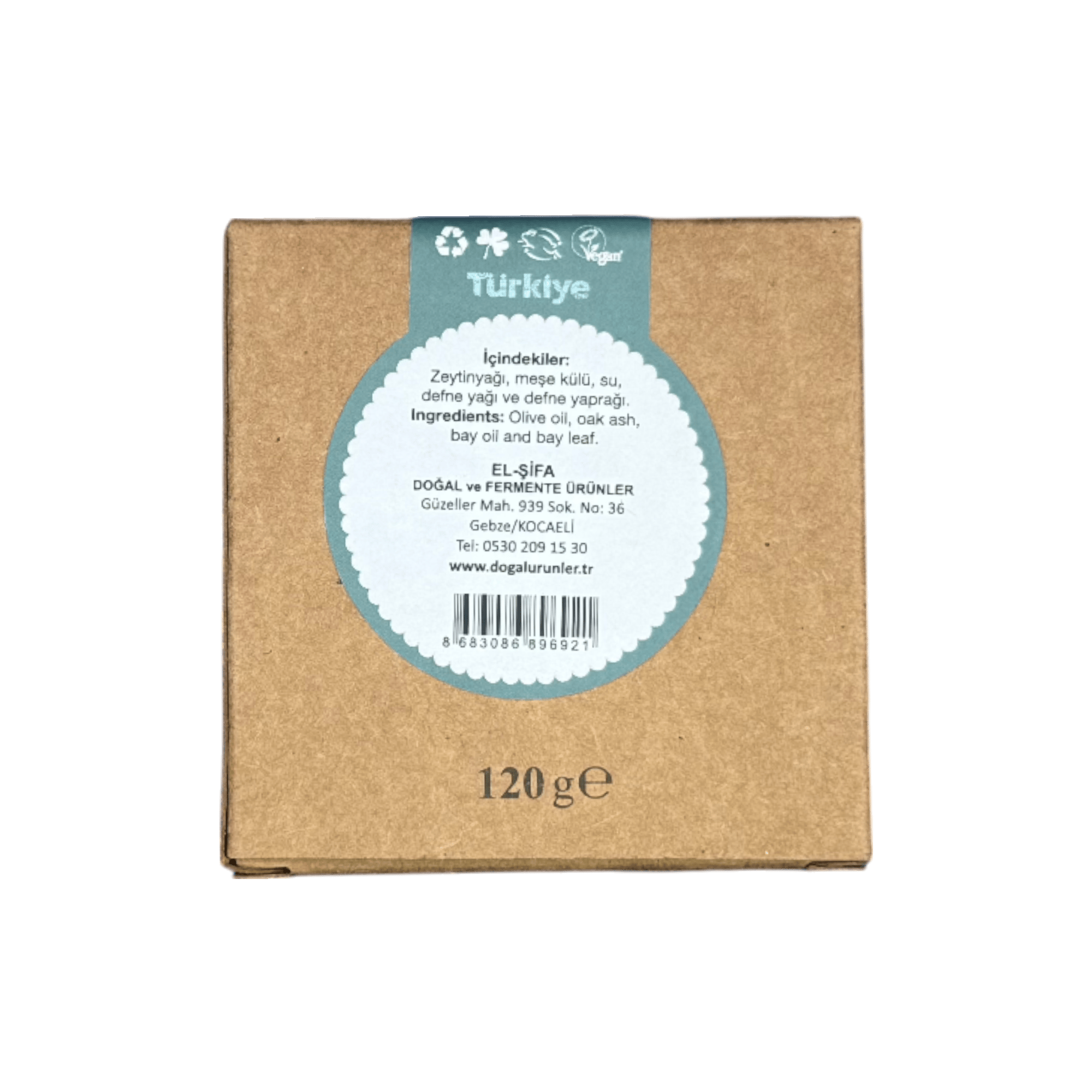 Defne Yağlı Sabun 120GR