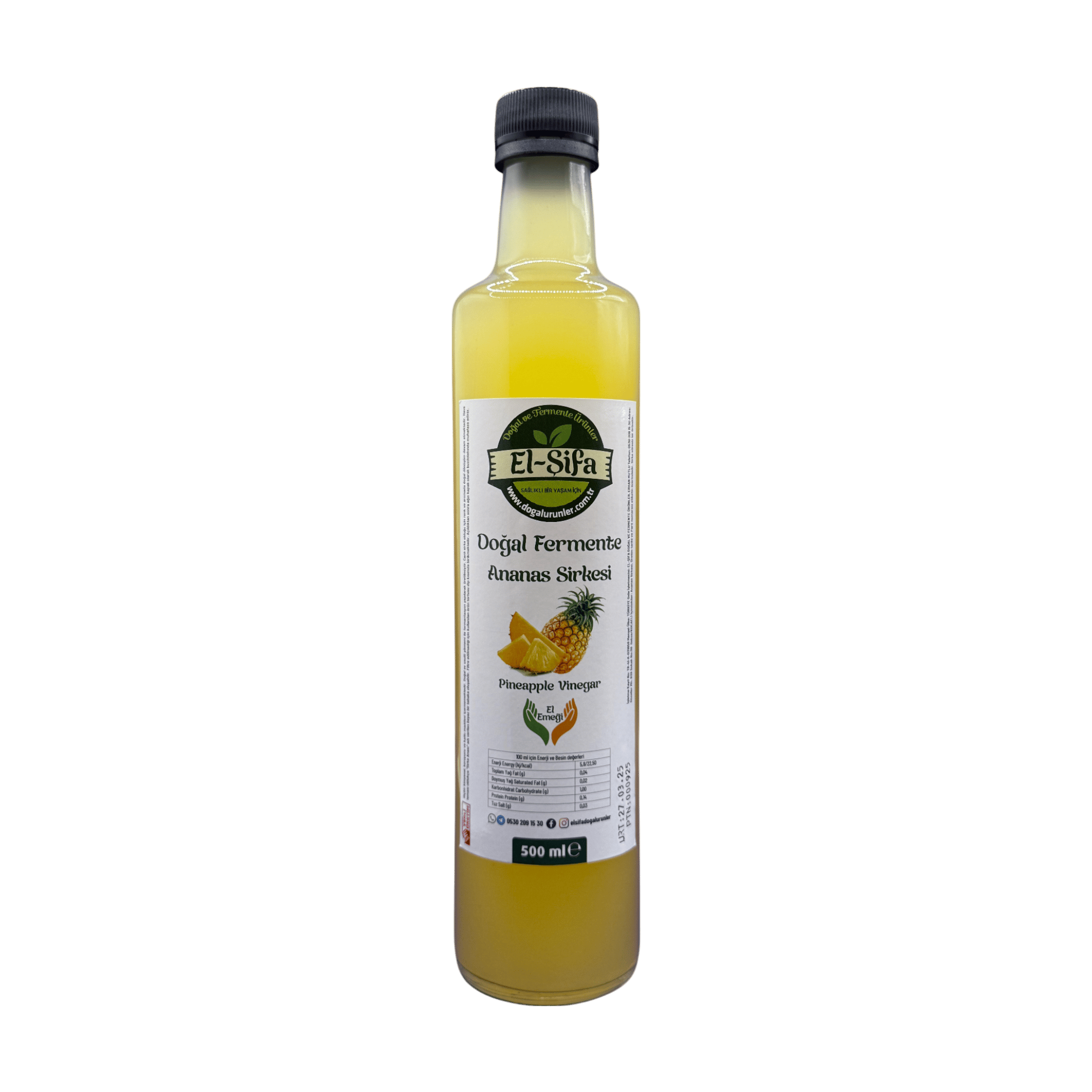 Doğal Fermente Ananas Sirkesi