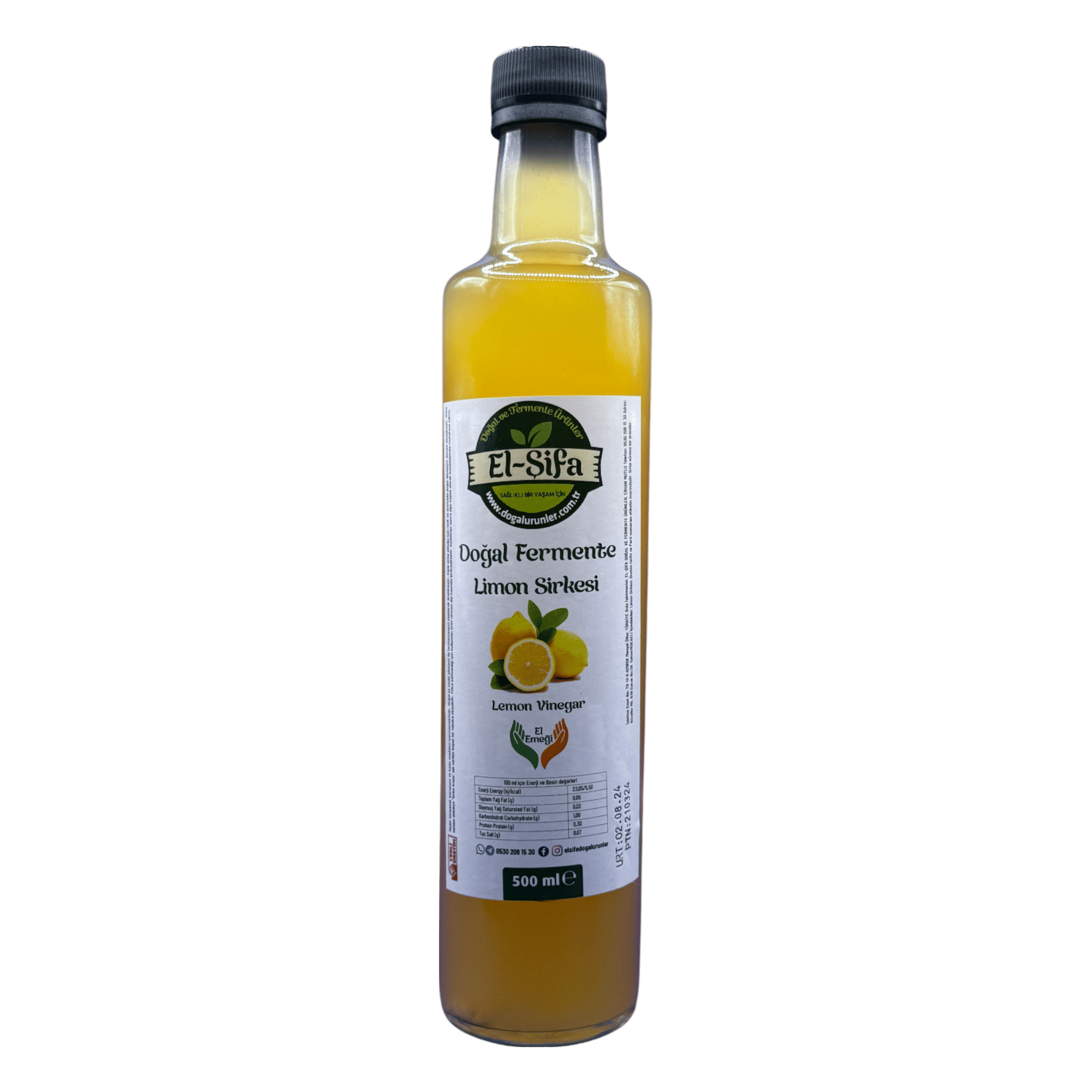 Doğal Fermente Limon Sirkesi