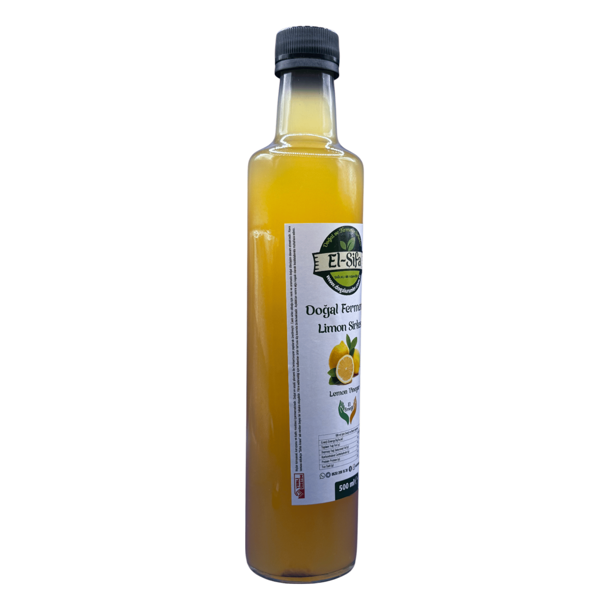 Doğal Fermente Limon Sirkesi