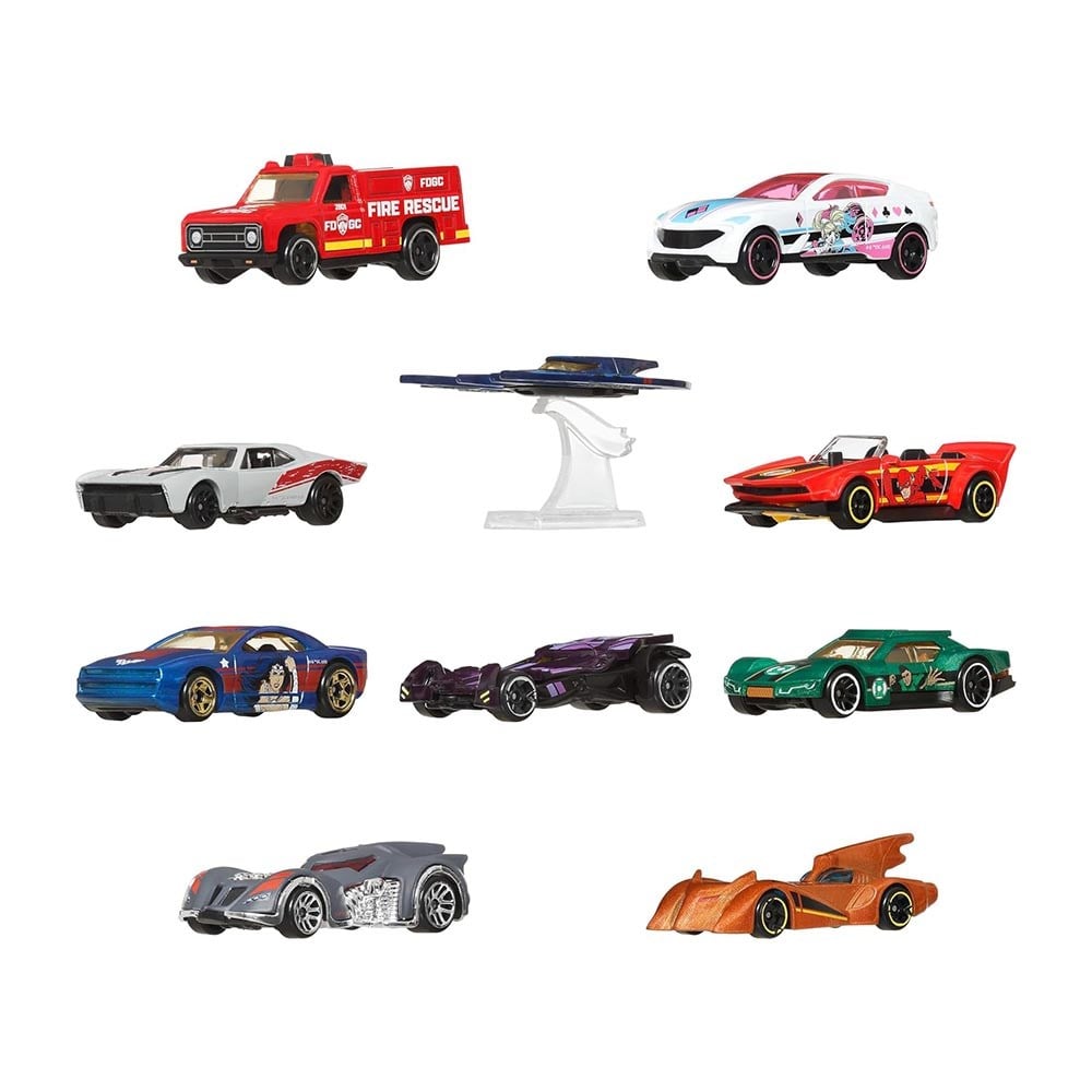 Hot WheelsHot Wheels 10lu Batman Temalı Arabalar Seti