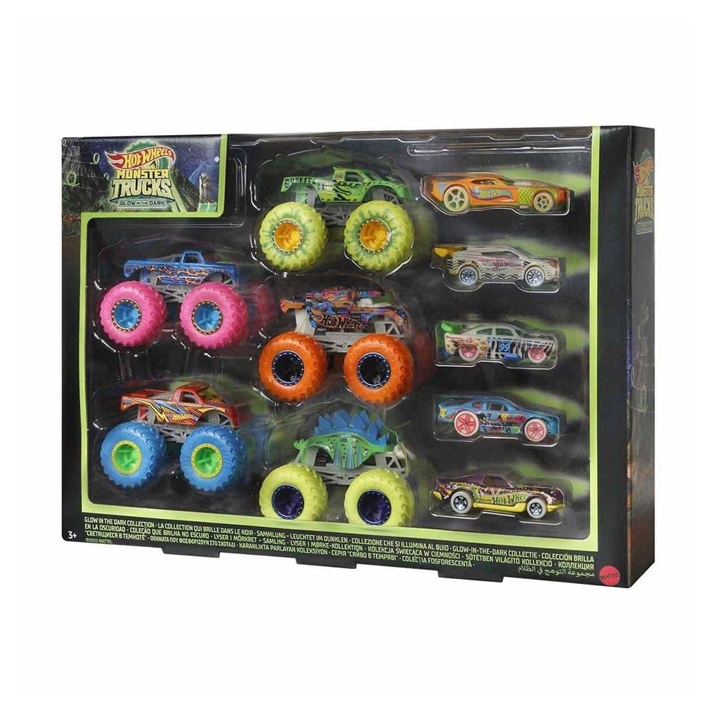 Hot WheelsHot Wheels Monster Trucks Karanlıkta Parlayan Araçlar Paketi