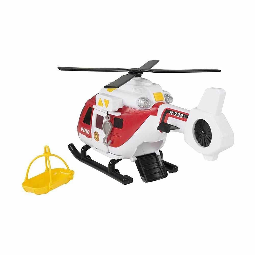 SunmanSunman Teamsterz Sesli ve Işıklı İtfaiye Kurtarma Helikopteri