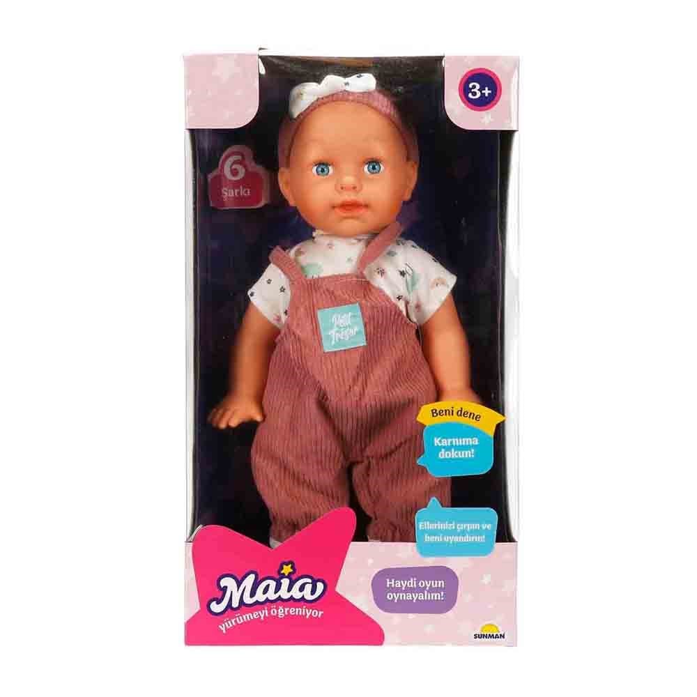 SunmanSunman Sesli Maia Yürümeyi Öğreniyor Bebeği 39 cm
