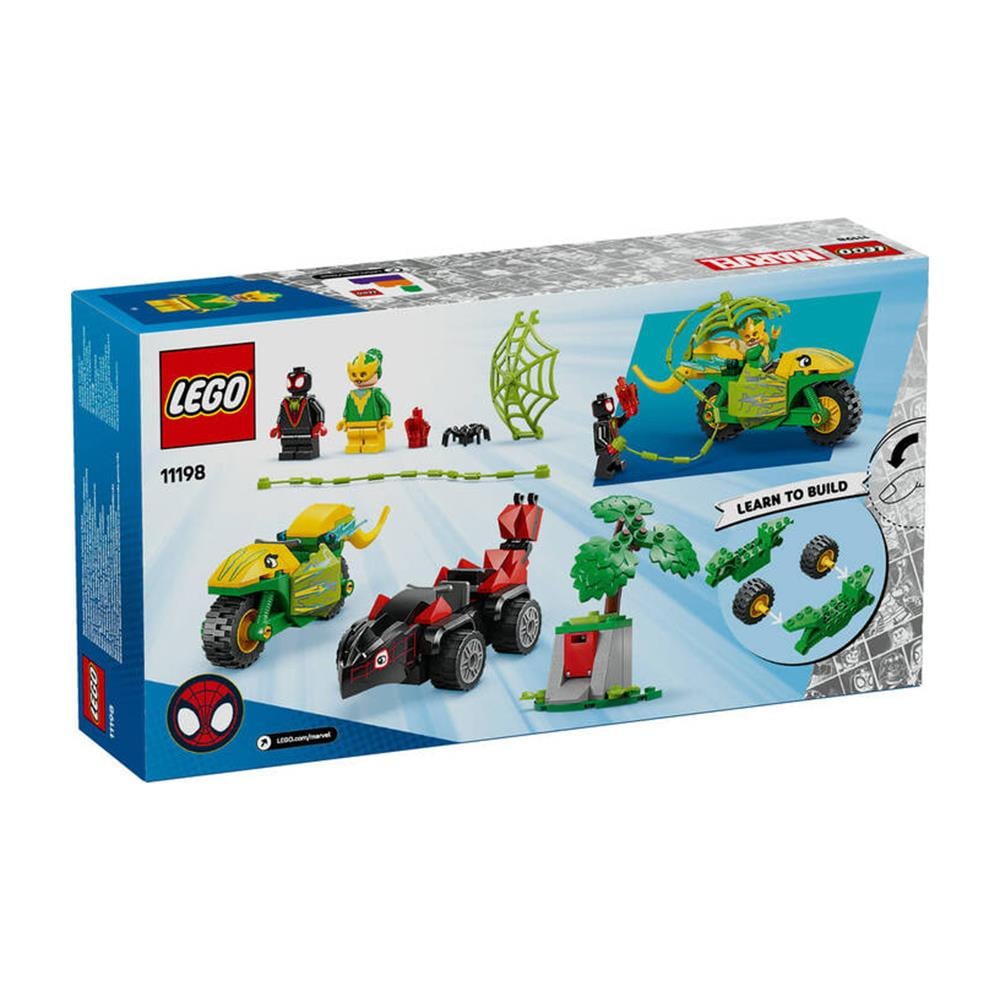 LegoLEGO Spidey Spin ve Electro Dinozor Aracı Takibi 124 Parça