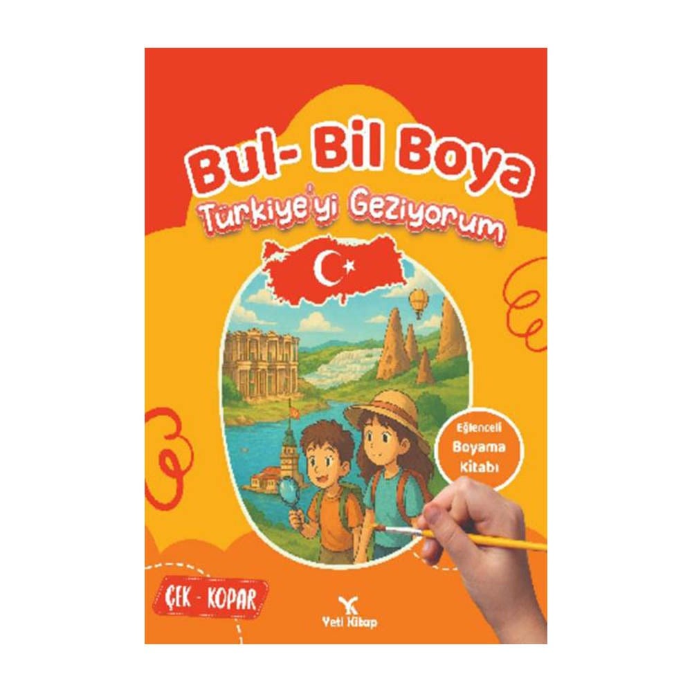 Yeti KitapBil Bul Boya Türkiyeyi Geziyorum