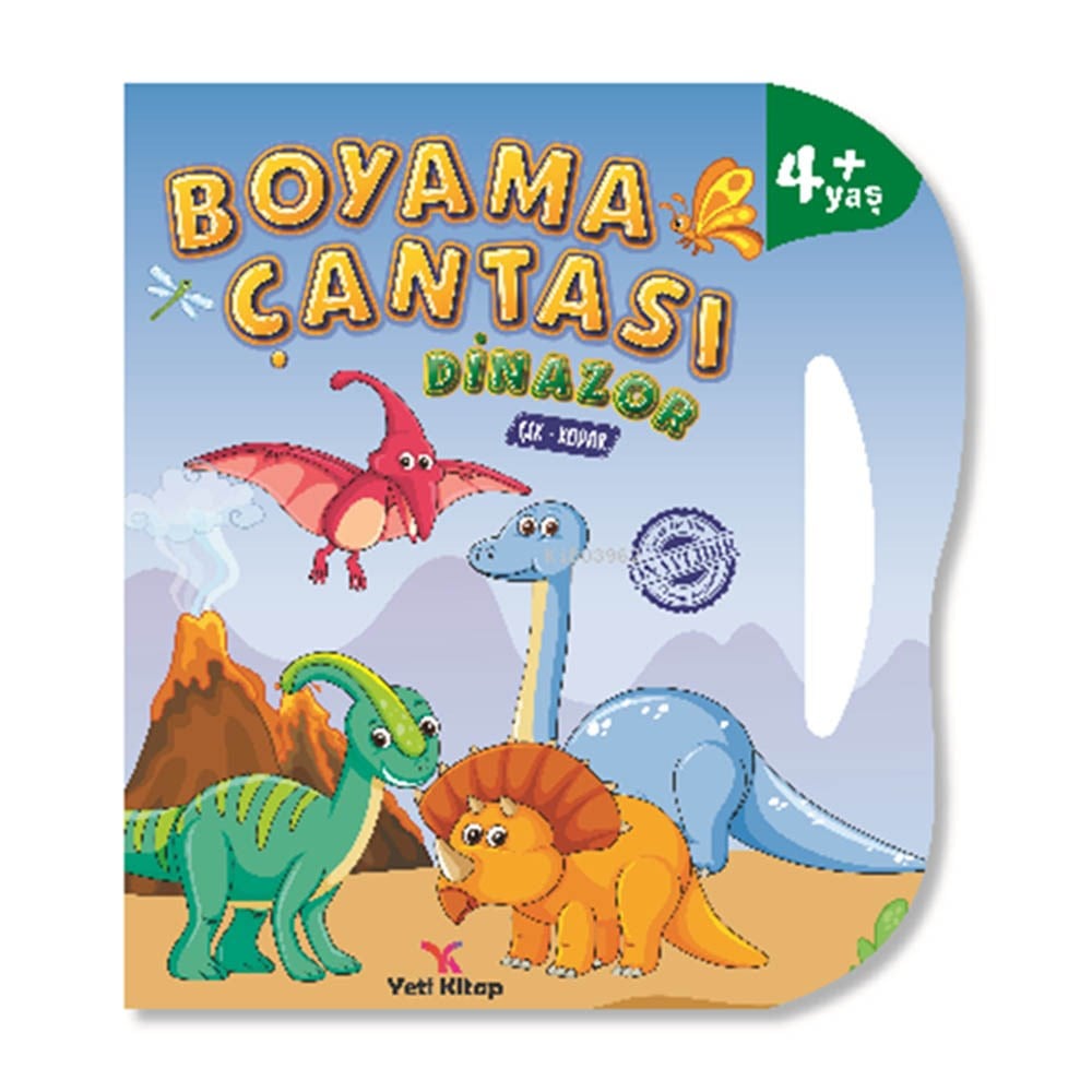 Yeti KitapBoyama Çantası Kitabı Dinozor