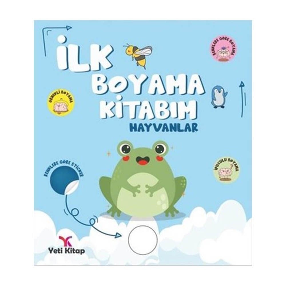 Yeti Kitapİlk Boyama Kitabım Hayvanlar