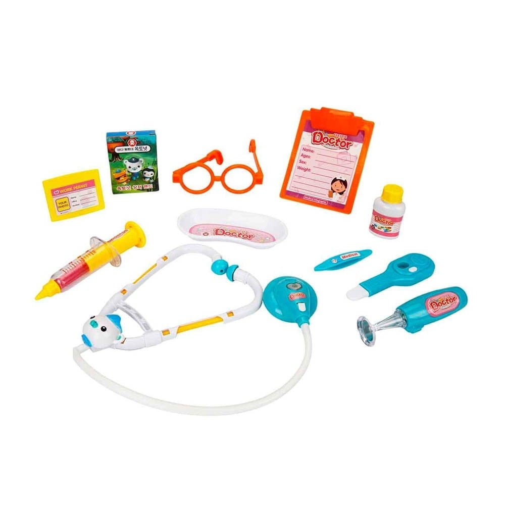 SunmanSunman Sesli ve Işıklı Çantalı Doktor Seti 11 Parça