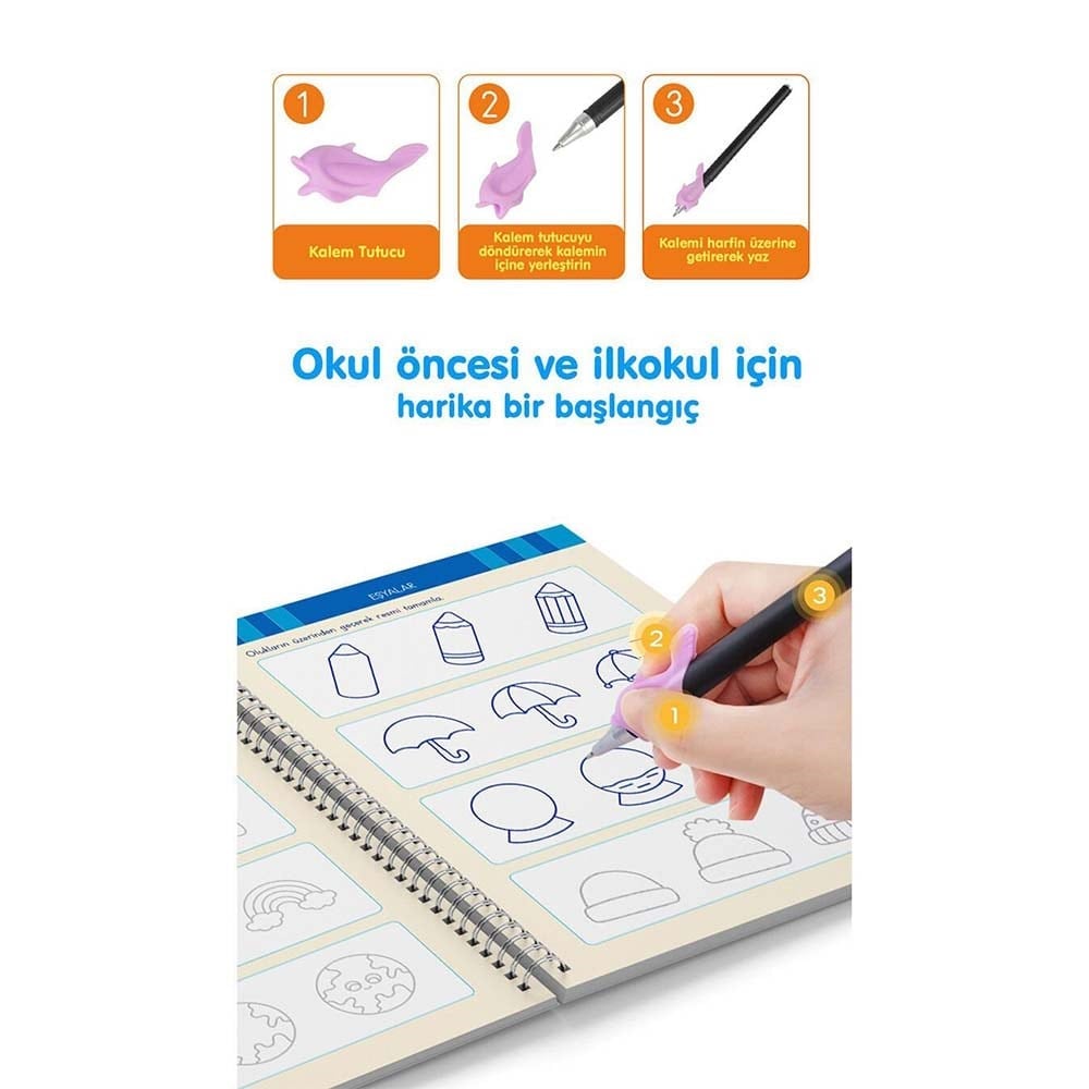 Dikkat AtölyesiDikkat Atölyesi Oluklu Adım Adım Resim Kitabı