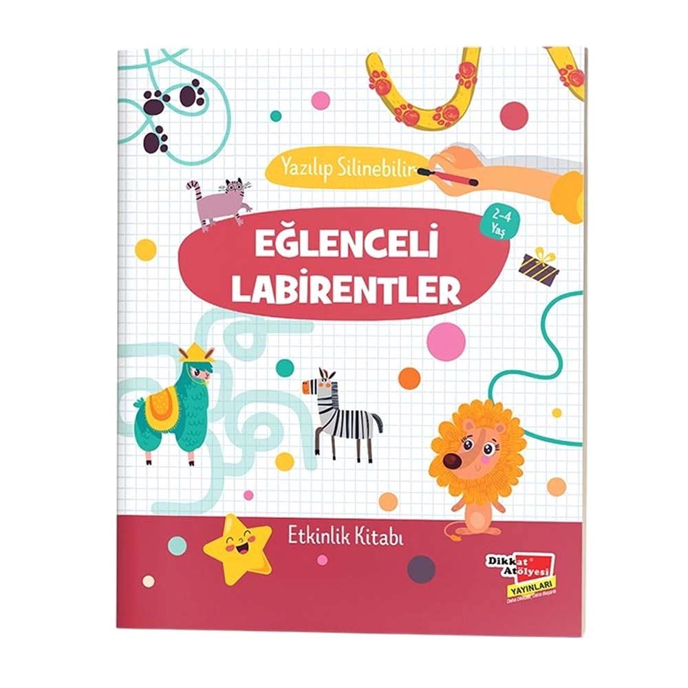 Dikkat AtölyesiDikkat Atölyesi Eğlenceli Labirtentler Etkinlik Kitabı