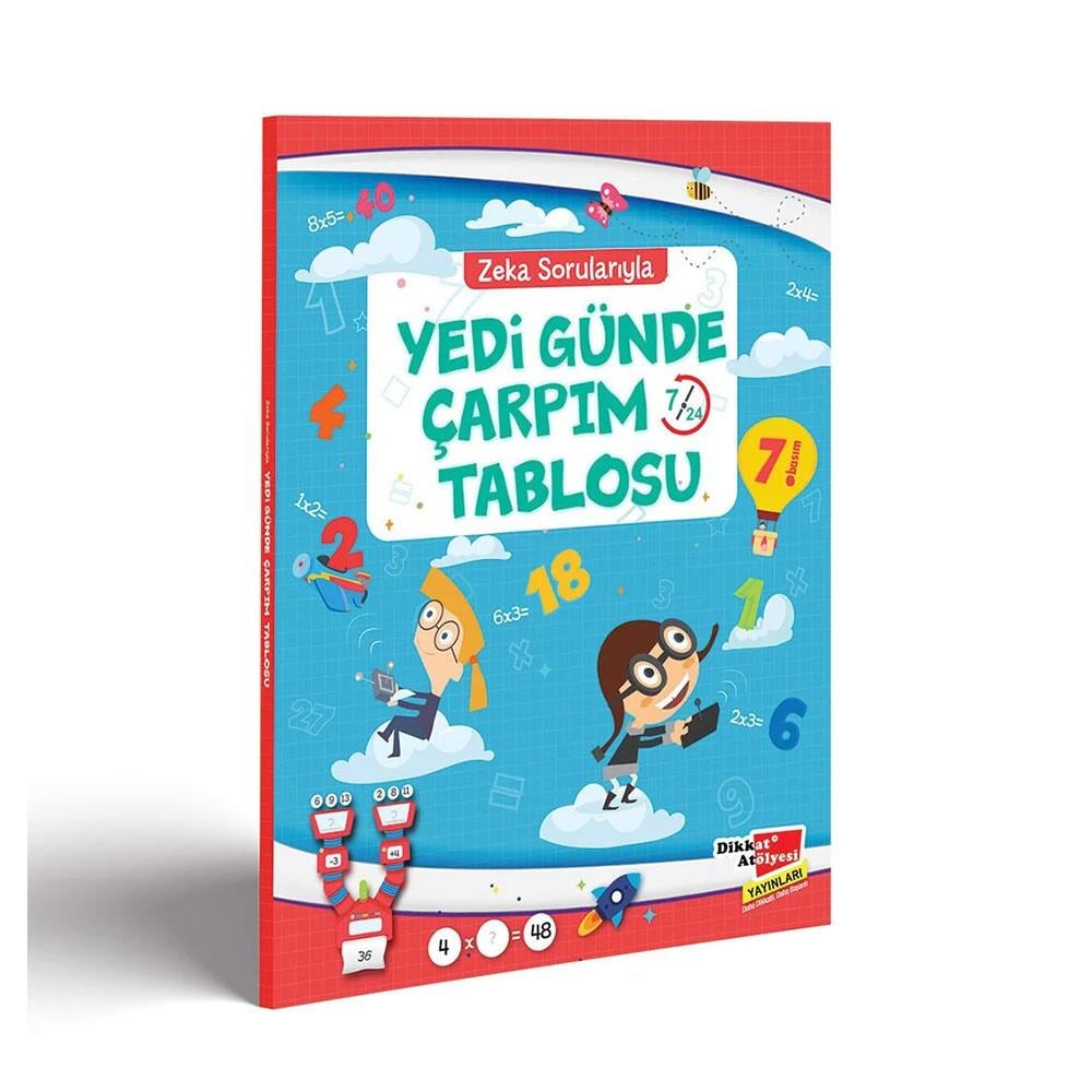 Dikkat AtölyesiDikkat Atölyesi 7 Günde Çarpım Tablosu Kitabı
