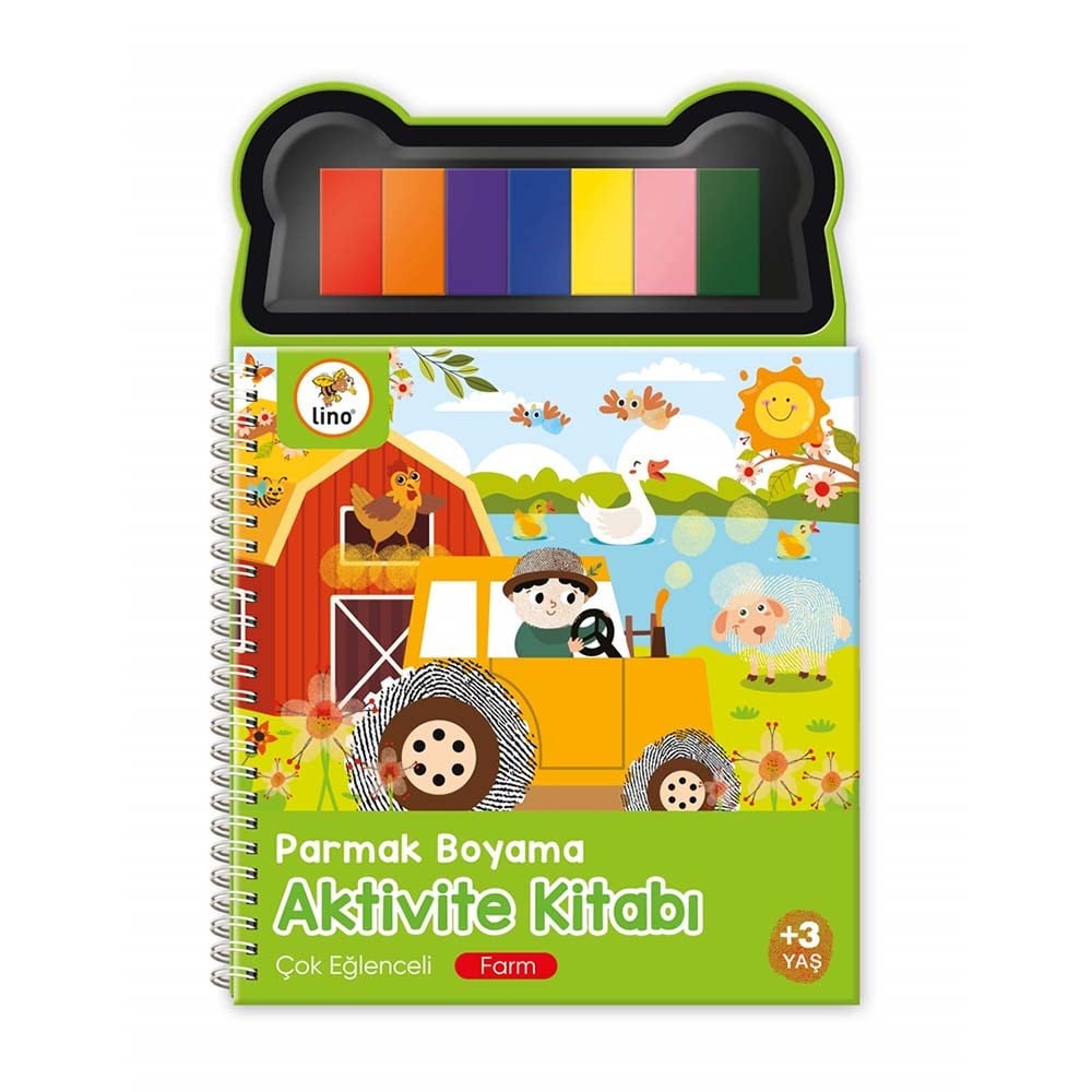 LinoLino Parmak Boyama Aktivite Kitabı Farm