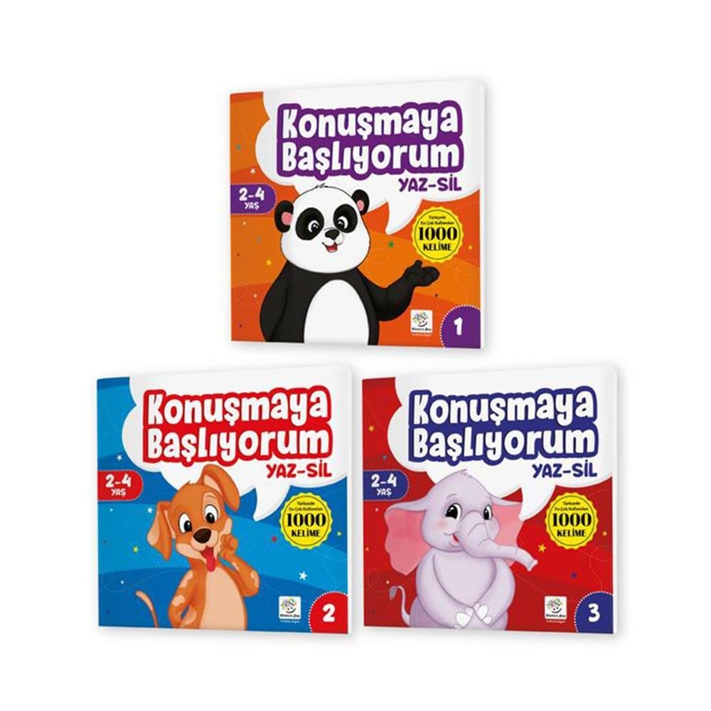 Yükselen ZekaKonuşmaya Başlıyorum Yaz Sil Kitabım