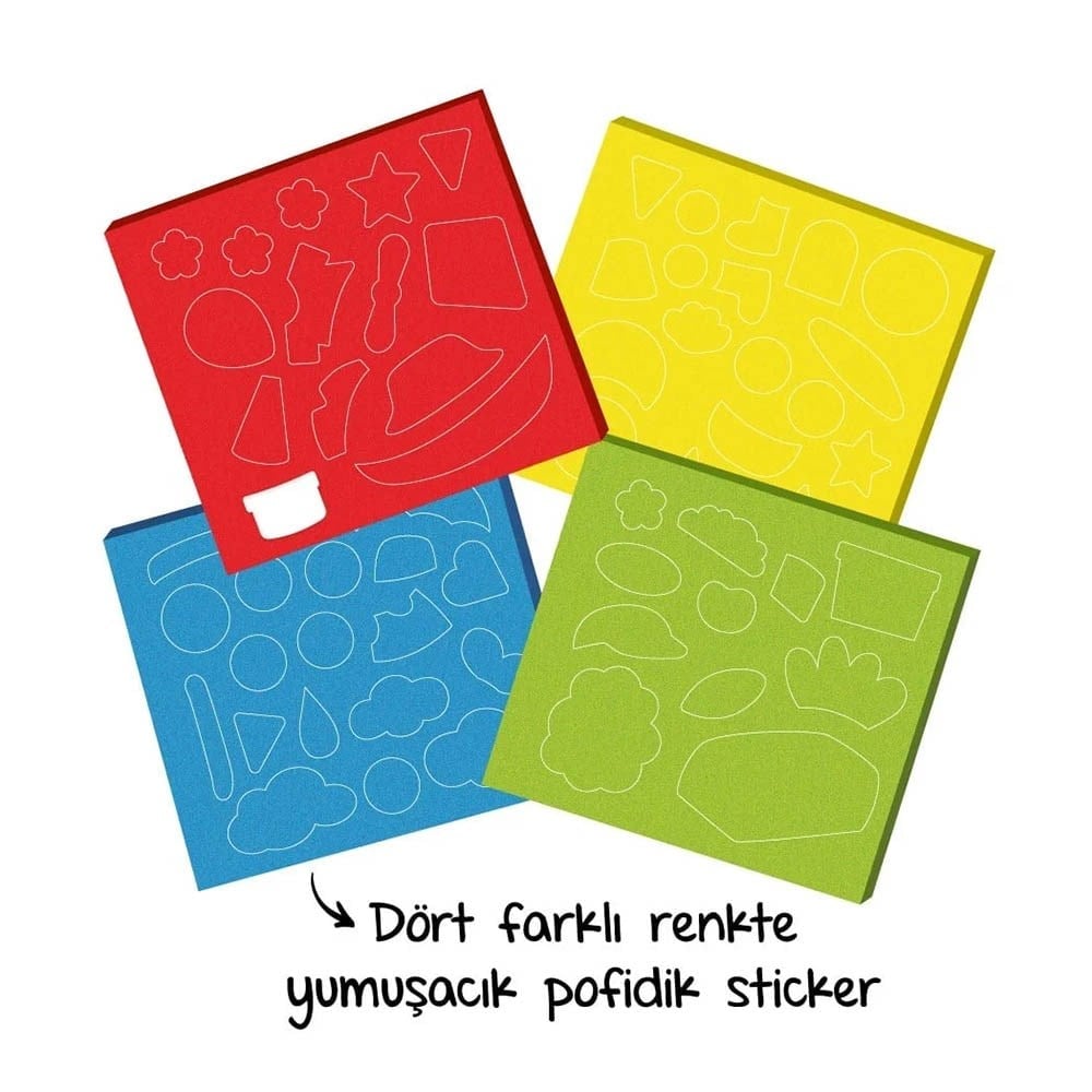 Yükselen ZekaPofidik Sticker Kitabım İlk Yumuşacık Sticker Kitabı