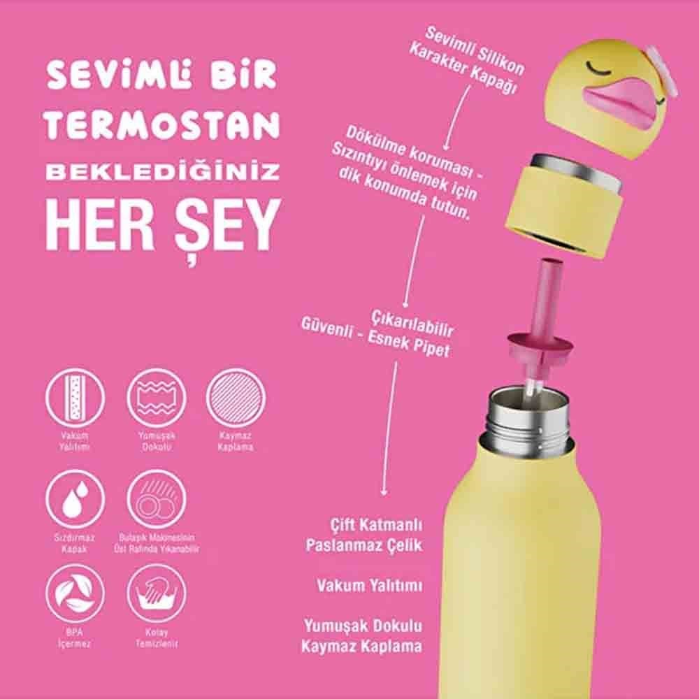 AsobuAsobu Bestie Ördek Figürlü Termos