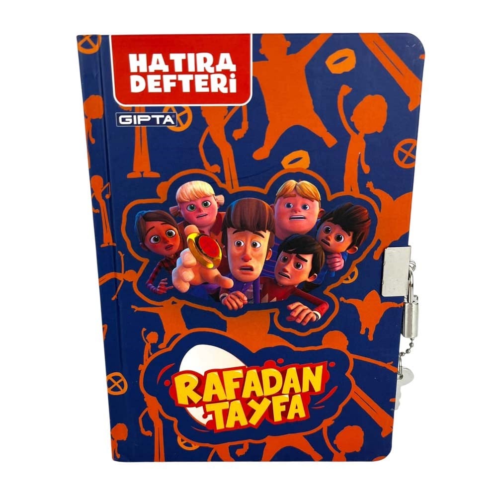 GıptaRafadan Tayfa Kilitli Hatıra Defteri 96 Yaprak