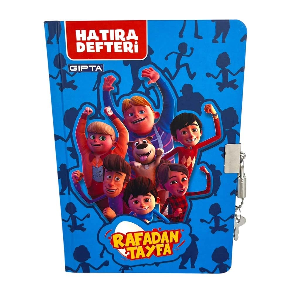 GıptaRafadan Tayfa Kilitli Hatıra Defteri 96 Yaprak
