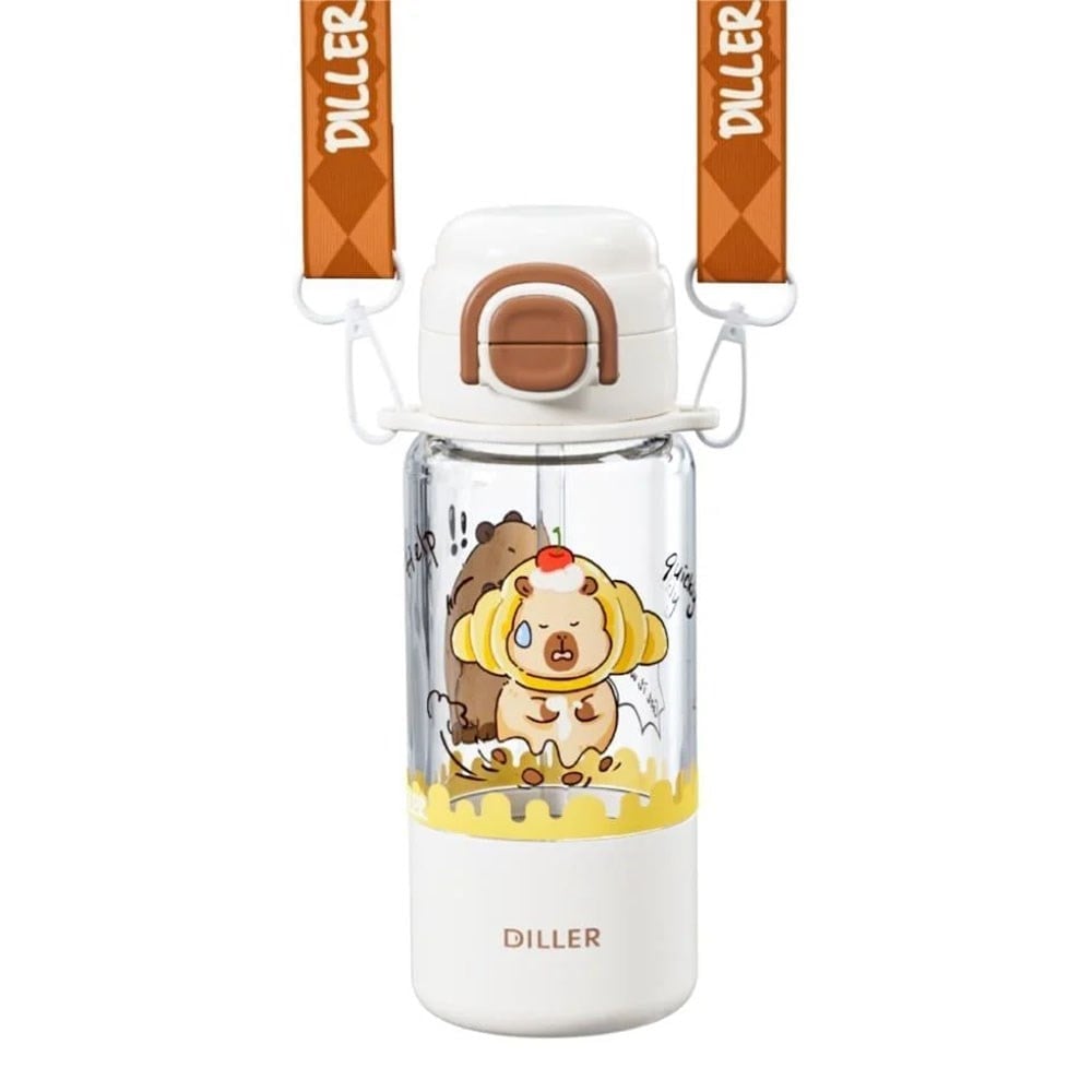 Vagon LifeVagonlife 700 Ml Capybara Desenli Pipetli Su Matarası