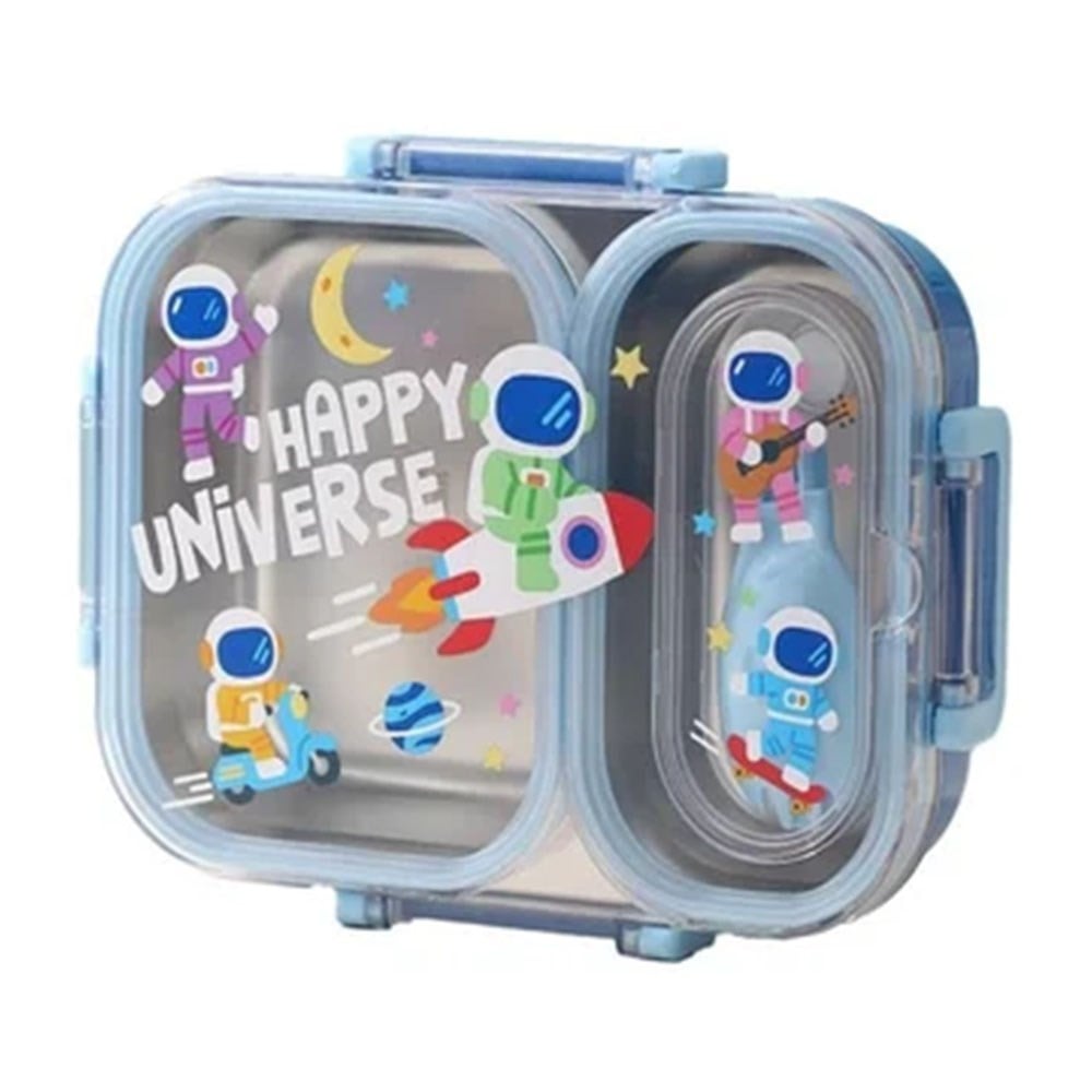 Vagon LifeVagonlife 600 Ml 2 Bölmeli Paslanmaz Çelik Lunchbox Mavi