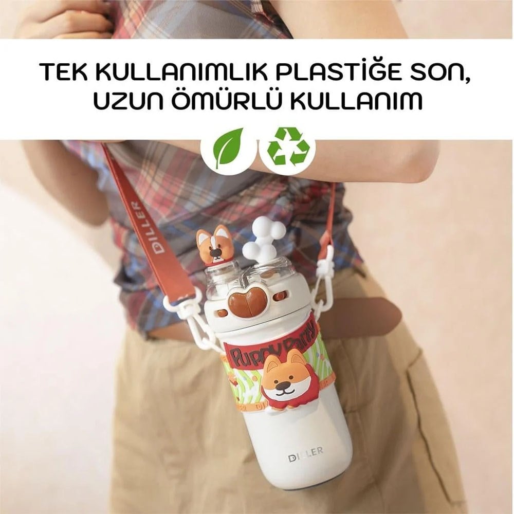 Vagon LifeVagonlife 520 Ml Desenli Paslanmaz Çelik Termos