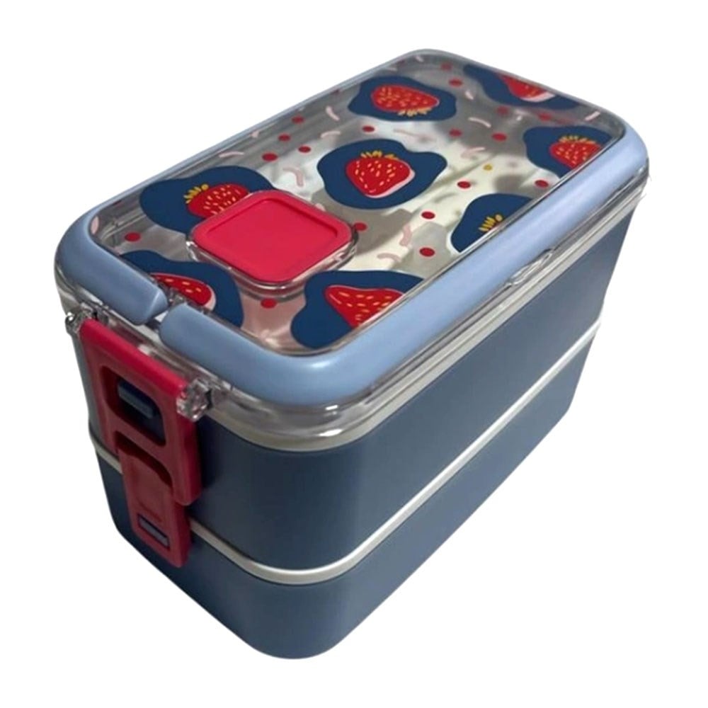 Vagon LifeVagonlife 700 Ml 3 Bölmeli Paslanmaz Çelik Lunchbox Mavi