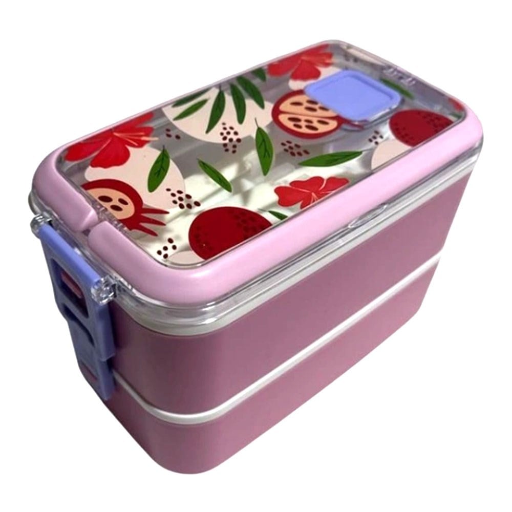 Vagon LifeVagonlife 700 Ml 3 Bölmeli Paslanmaz Çelik Lunchbox Pembe