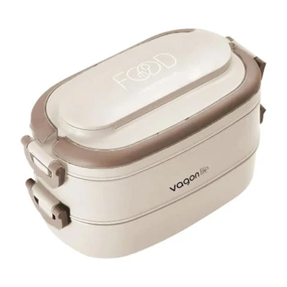 Vagon LifeVagonlife 1140 Ml Lunchbox Bej