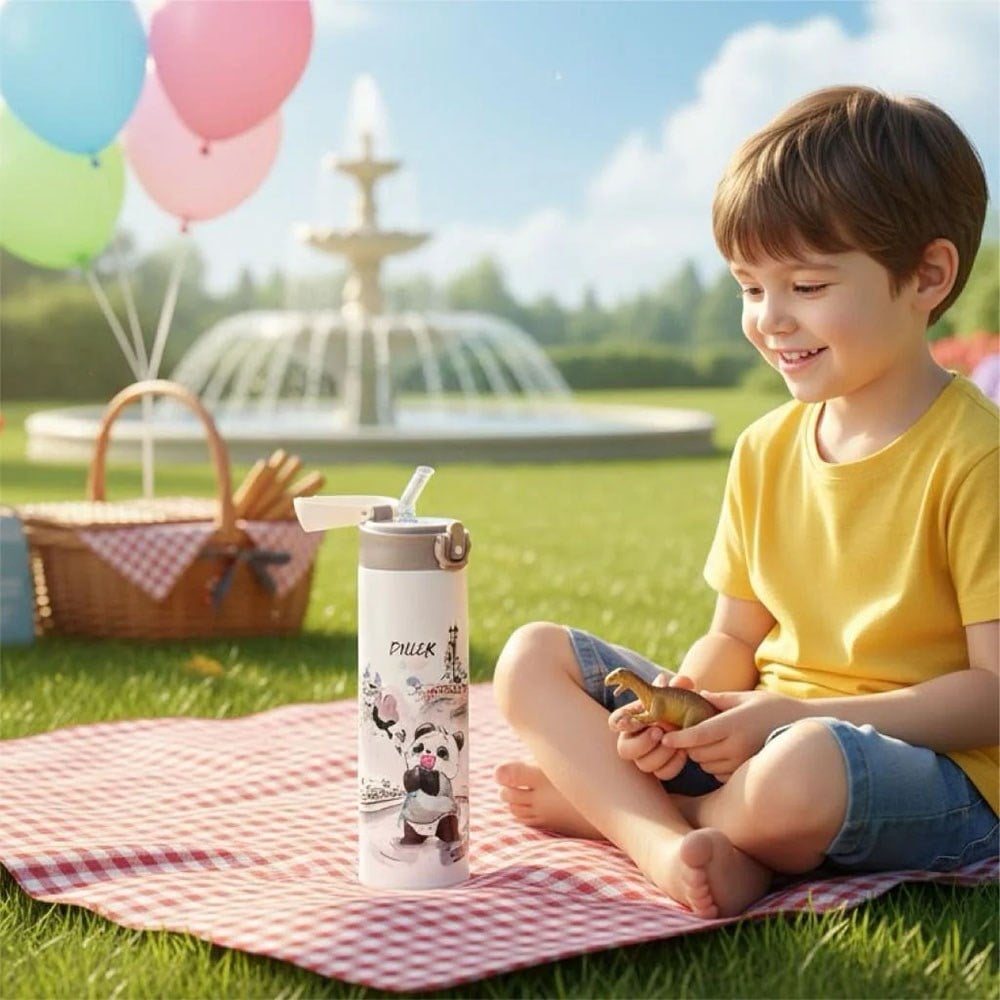 Vagon LifeVagonlife 480 Ml Panda Desenli Paslanmaz Çelik Termos