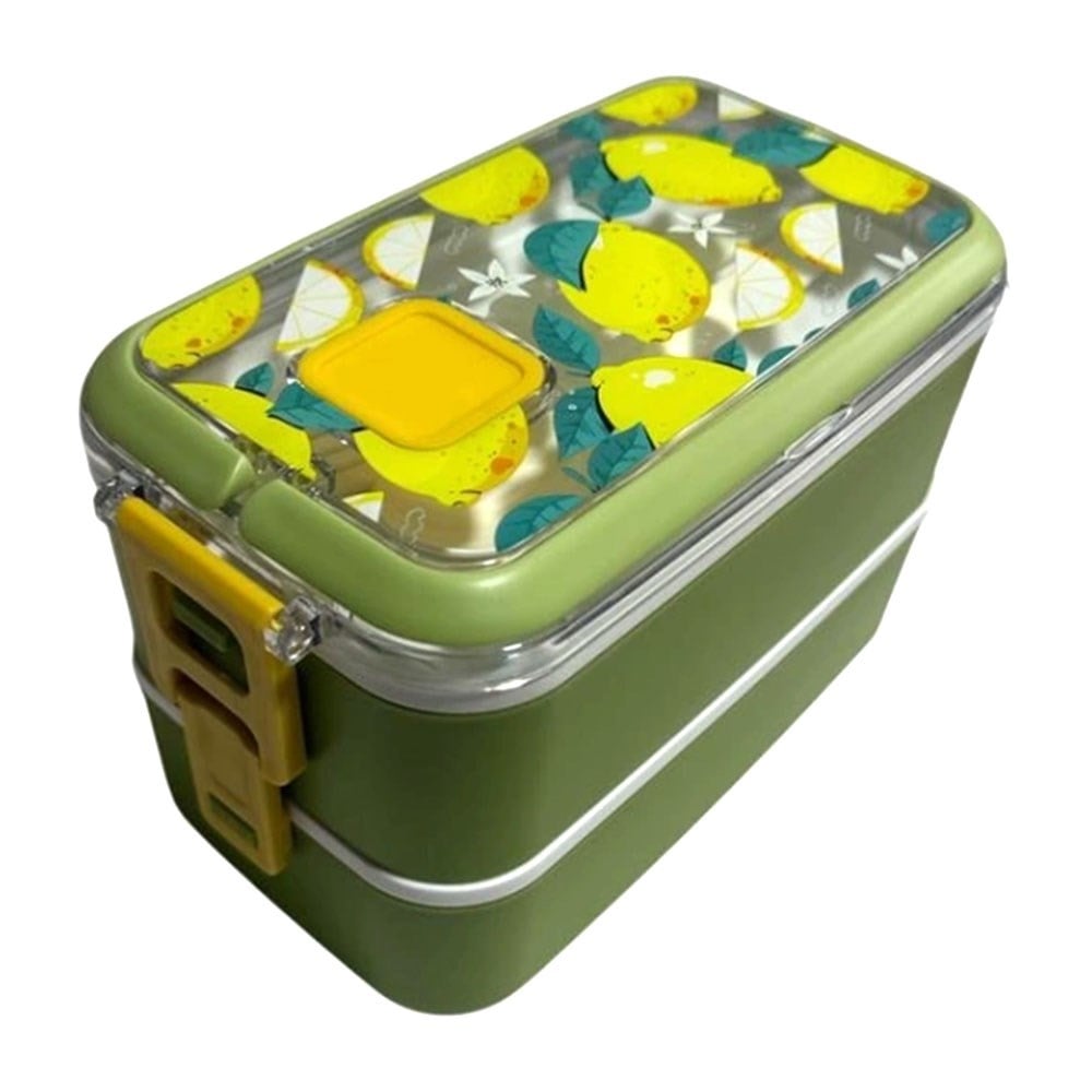 Vagon LifeVagonlife 700 Ml 3 Bölmeli Paslanmaz Çelik Lunchbox Yeşil