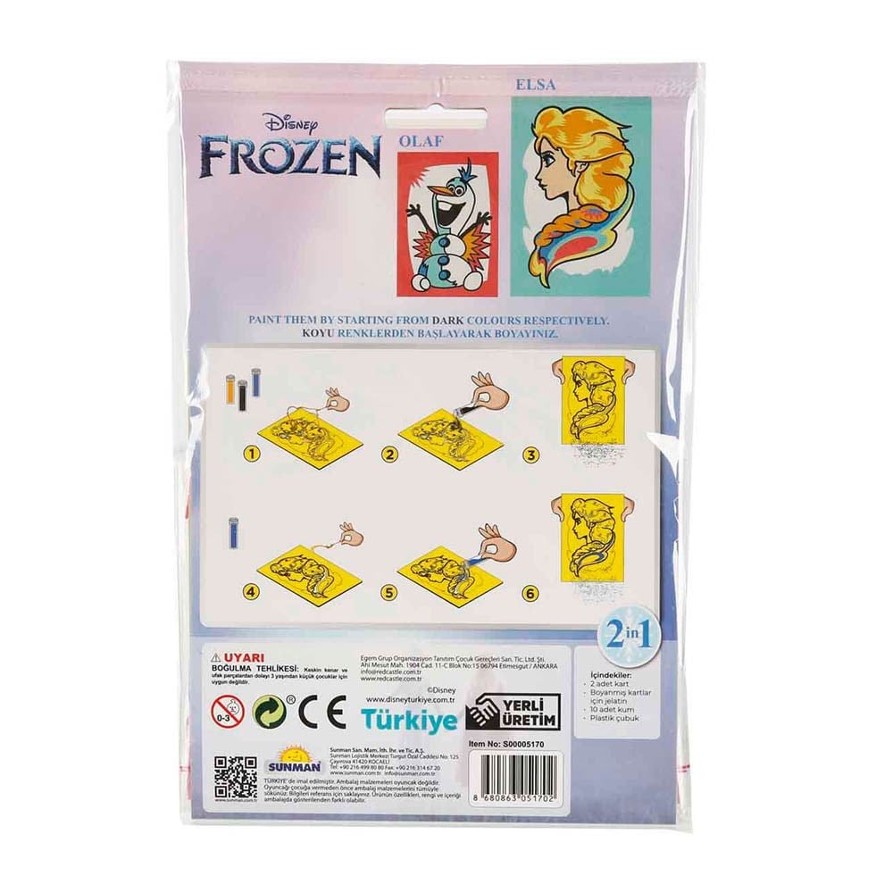 SunmanSunman 2in1 Disney Frozen Kum Boyama Seti
