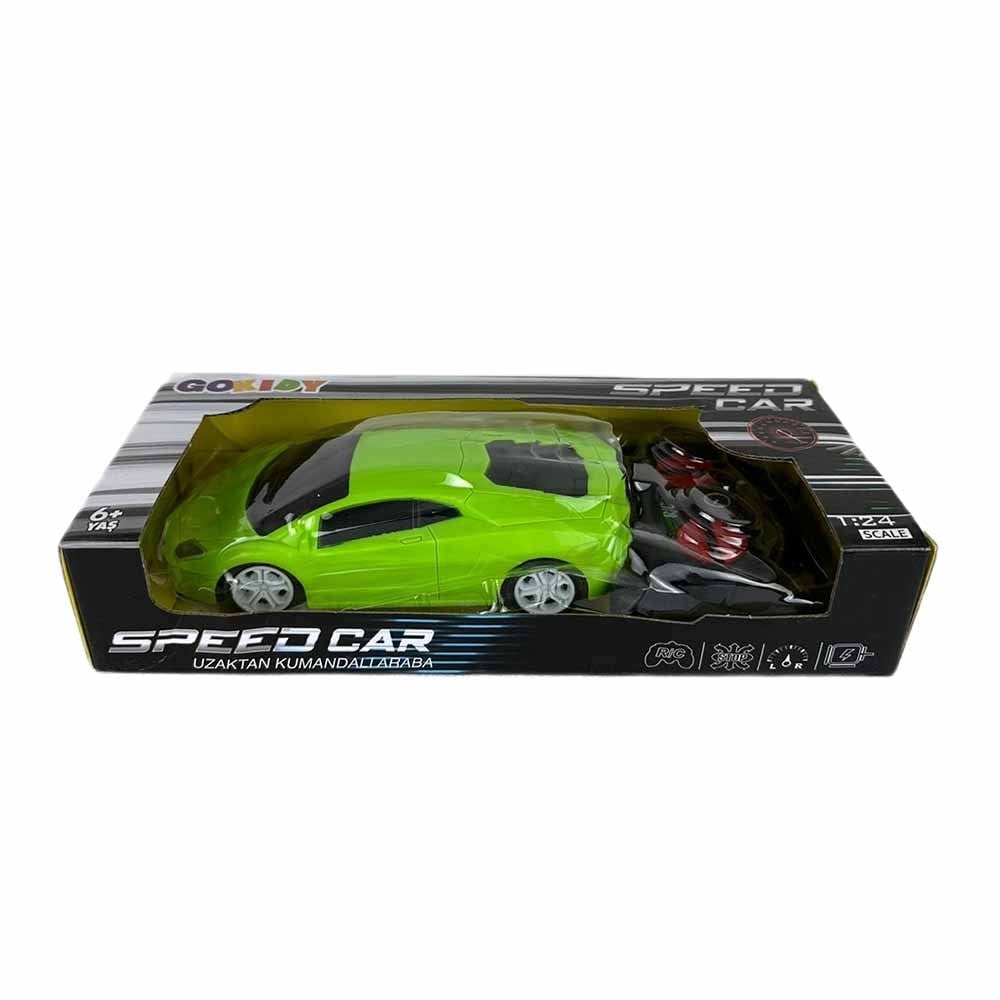 GokidyGokidy 1:24 Ölçek Full Fonksiyon Uzaktan Kumandalı Pilli Speed Car